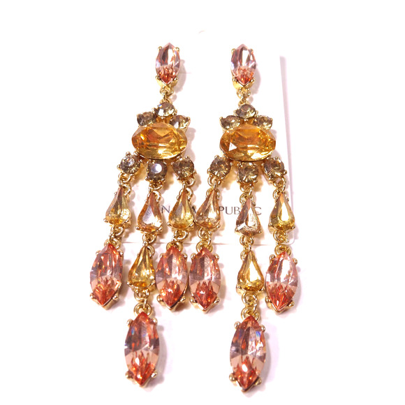 Banana Republic Jewelry - Banana Republic Women's Gemstone waterfall Chandelier Earrings NWT 50